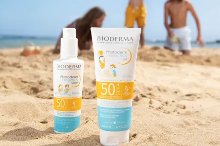 SPF50+ слънцезащитен крем за деца с фактор 